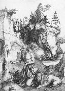 St Jerome Penitent in the Wilderness Albrecht Durer